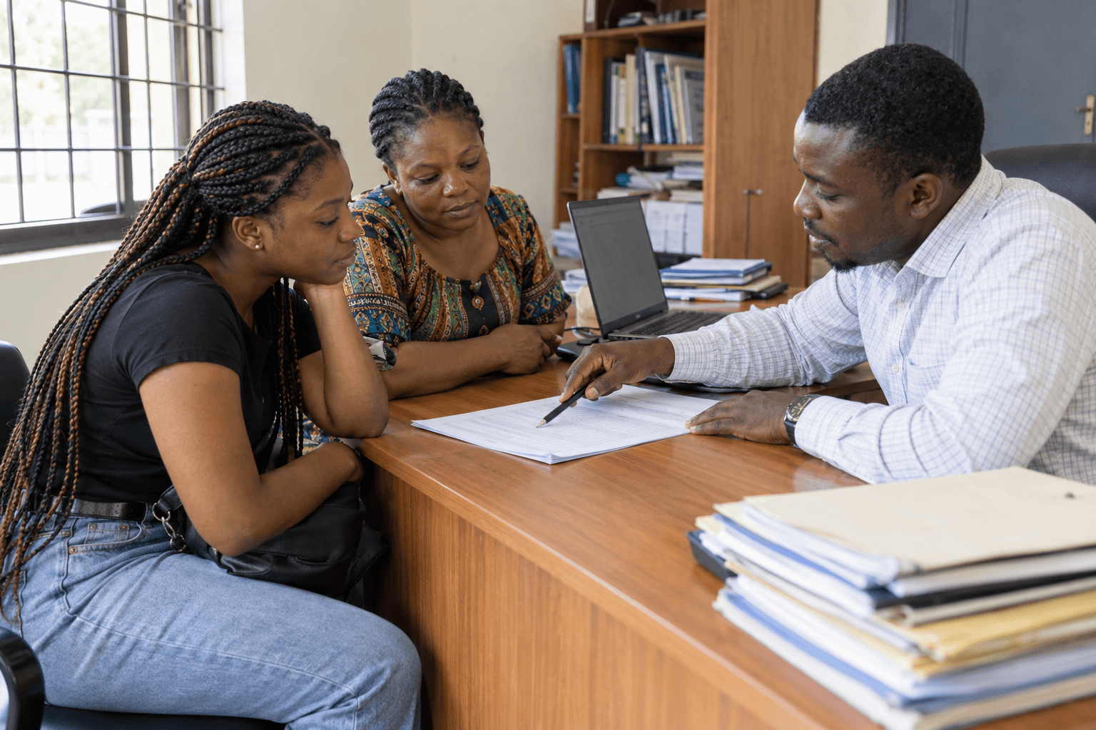 Admissions guidance for an IJMB student and parent