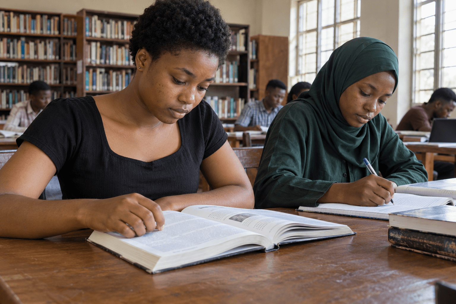Focused Study in the Library